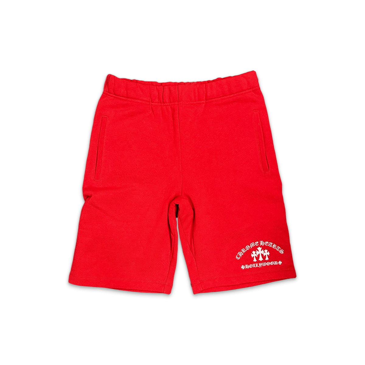 Chrome Hearts Hollywood Cross Shorts Red