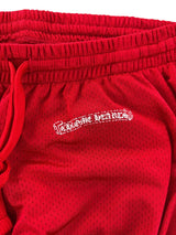 Chrome Hearts Matty Boy Mesh Varsity Pants Red