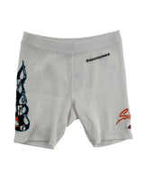 Chrome Hearts Matty Boy Sinister Thermal Bike Shorts White