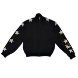 Kapital Smooth Jersey Track Jacket Black