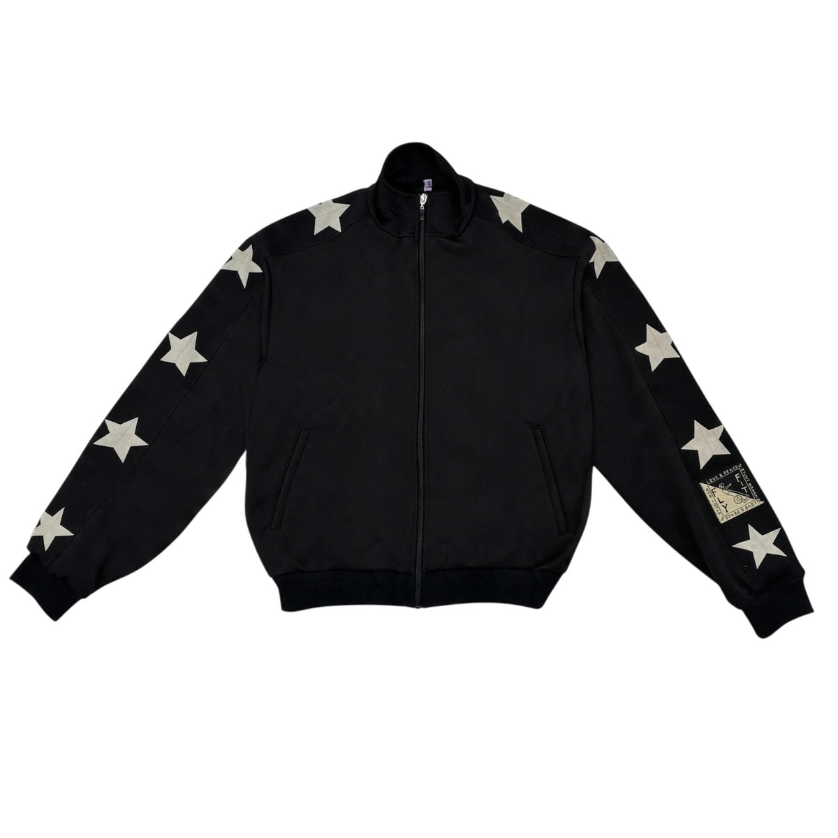 Kapital Smooth Jersey Track Jacket Black