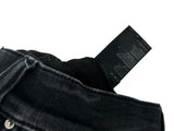 Amiri MX1 Jeans Black Blue Flannel Ribbed