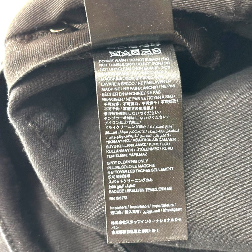 Amiri Logo Patch Denim Black