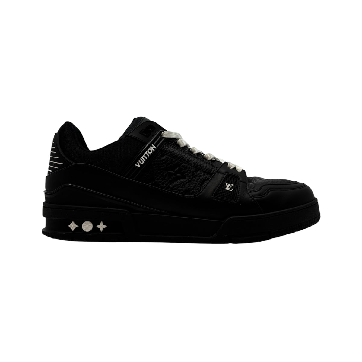 Louis Vuitton Trainer Black Embossed Monogram