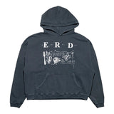 ERD My Role In The War Hoodie Charcoal