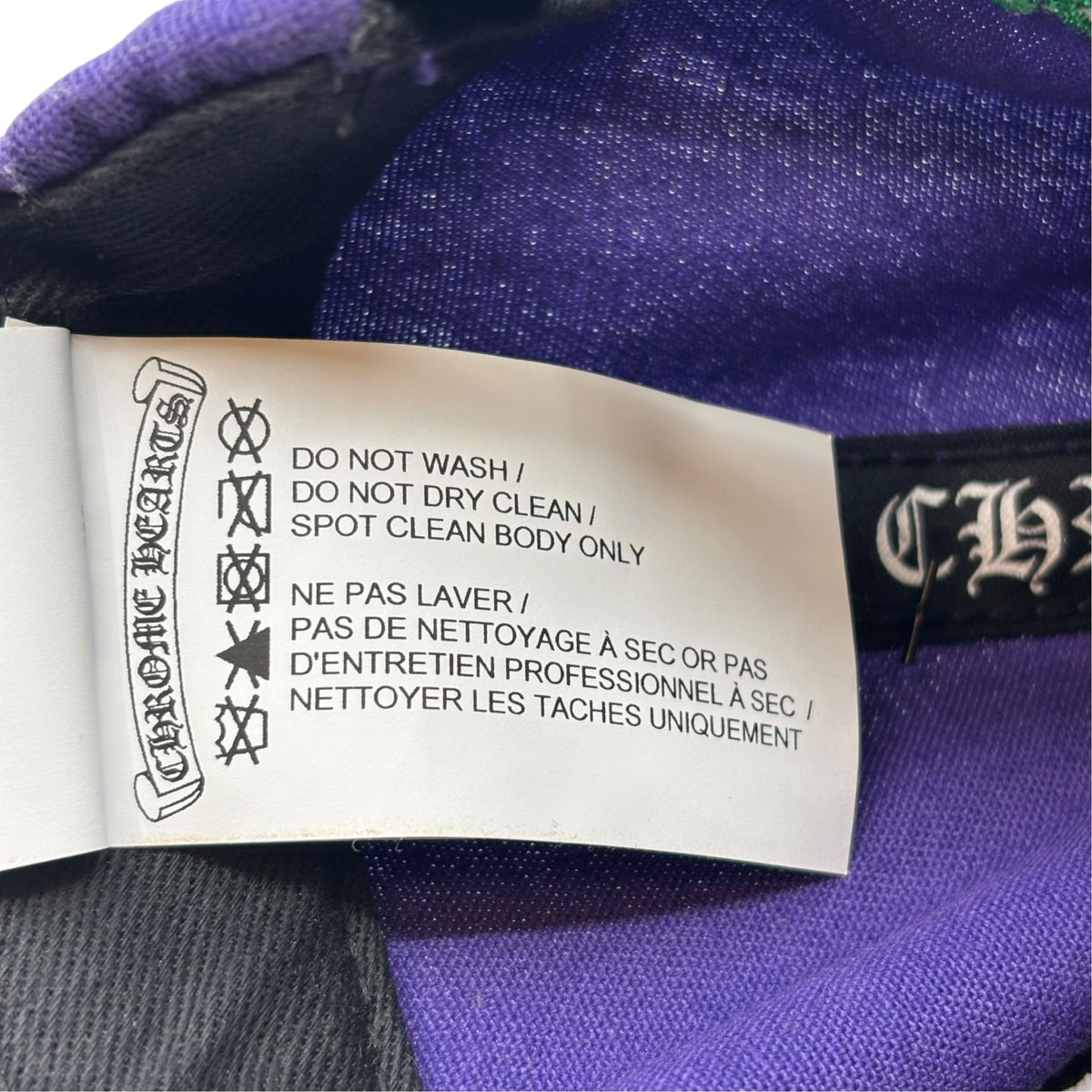 Chrome Hearts CH Baseball Hat Purple