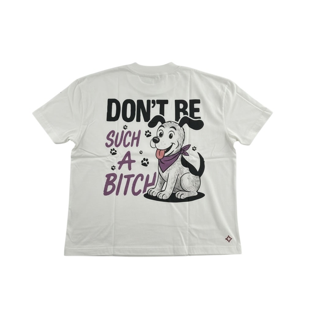 Commons No Mercy Pup Tee White