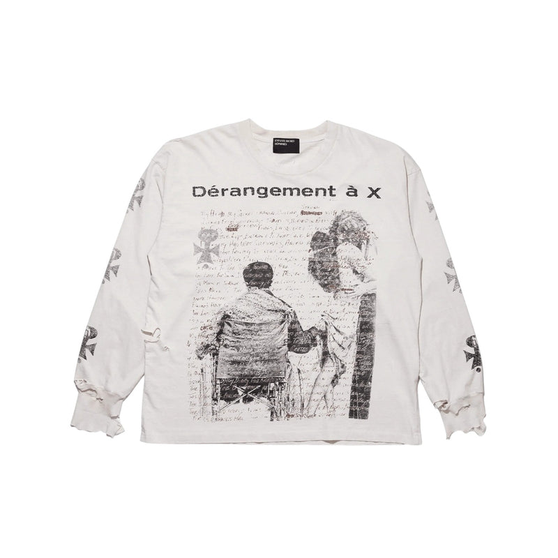 ERD Dérangement À X L/S Tee White