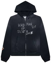 Paly Birdman Of Silver Lake Zip Up Hoodie Black