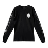 Chrome Hearts Deadly Doll Horseshoe Waffle Thermal Long Sleeve Black