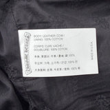 Chrome Hearts Fleur Knee Leather Carpenter Pants Black