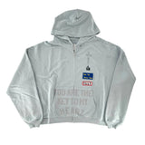 Paly Hollywood Zanucks Zip Hooded Sweatshirt Baby Blue