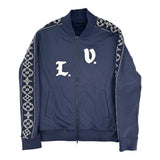 Louis Vuitton Flower Band Embroidered Track Jacket Navy
