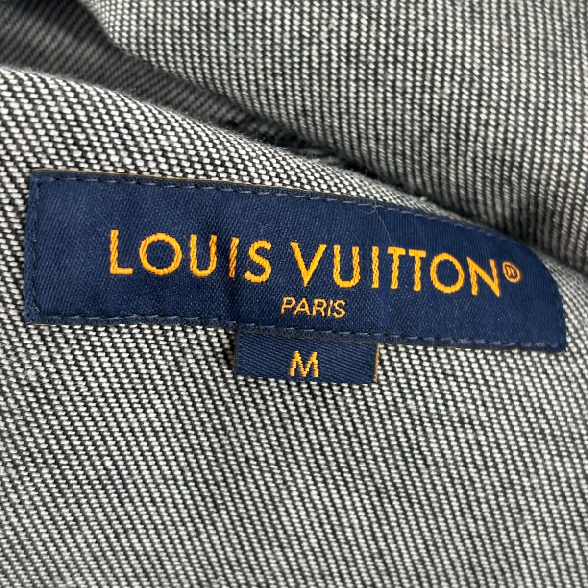 Louis Vuitton Monogram Denim Baseball Jersey Black