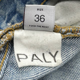 Paly Good Times Distressed Denim Shorts Light Wash