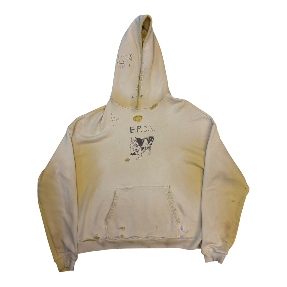 Paly Hollywood EPDS Hooded Sweatshirt Yellow