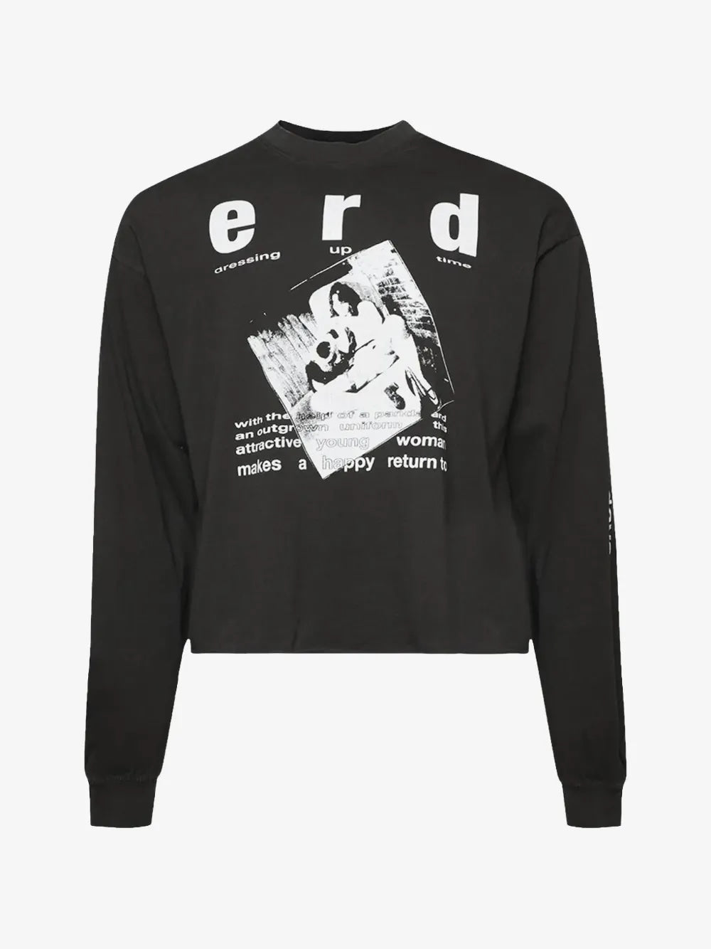 ERD School Days Long Sleeve Shirt Black