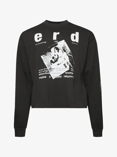 ERD School Days Long Sleeve Shirt Black