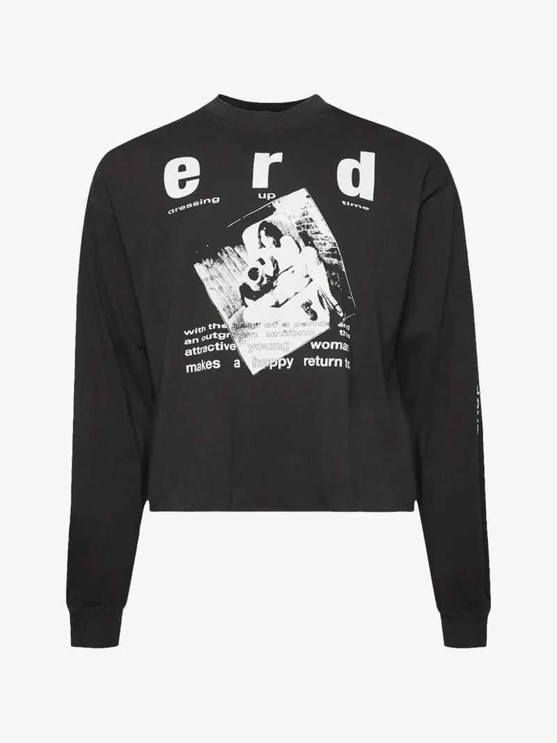 ERD School Days Long Sleeve Shirt Black