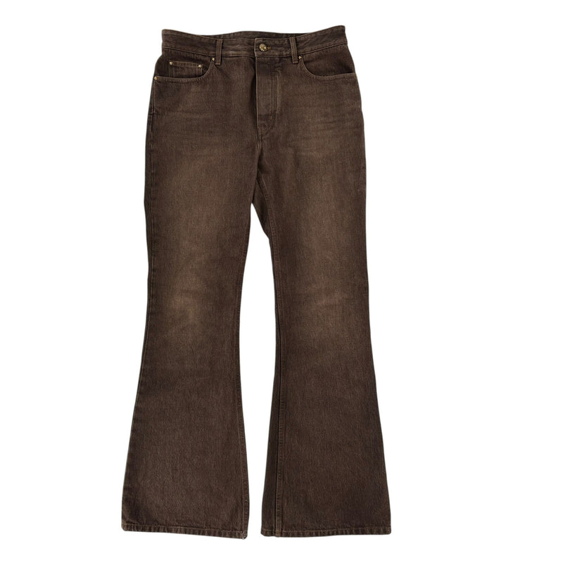 Louis Vuitton Coffee Bean Bootcut Denim Pants