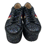 Gucci Peggy Glitter Platform Sneakers