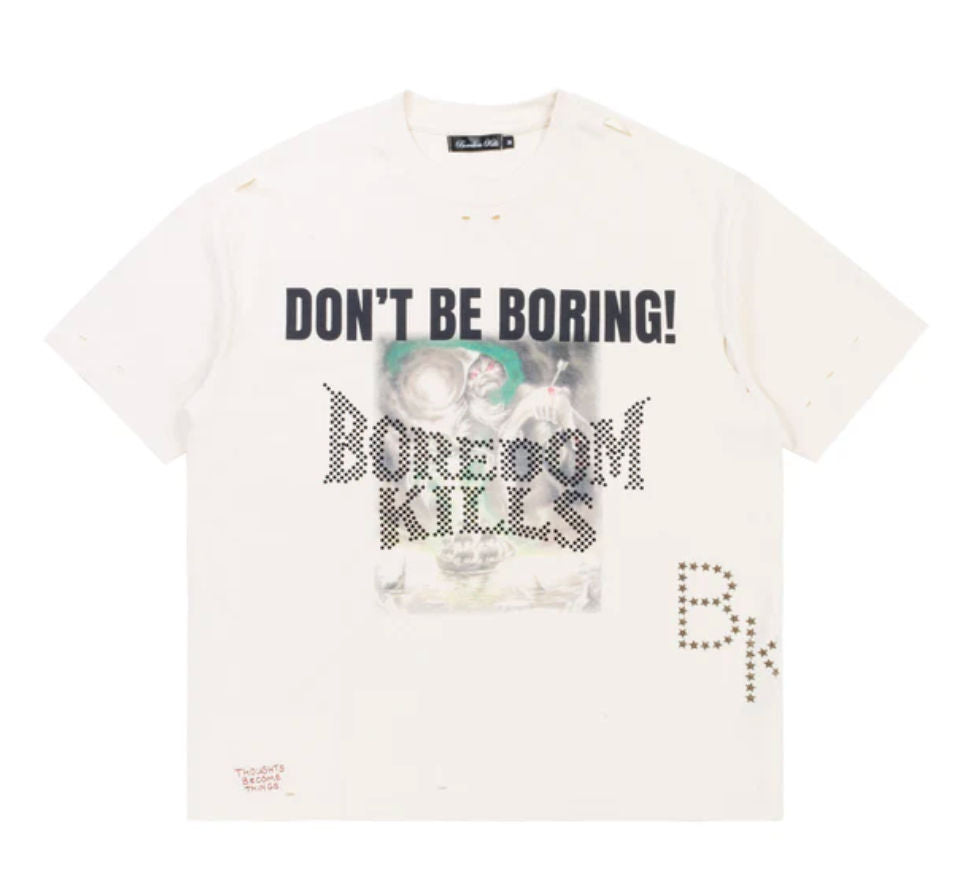 Boredom Kills Grim Tee