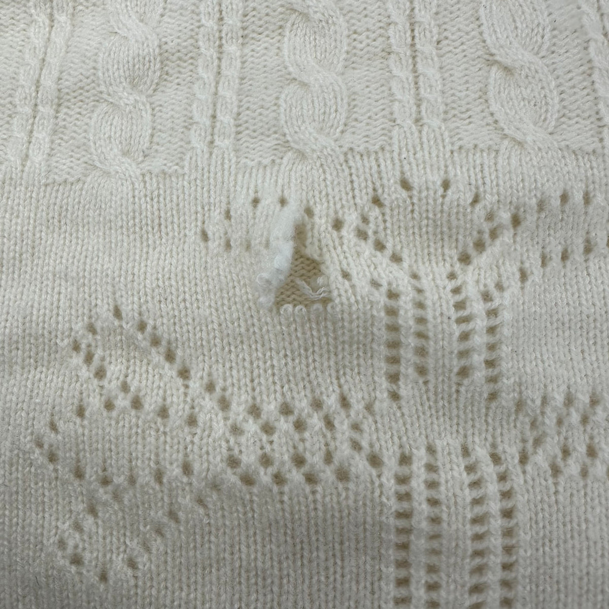 Chrome Hearts Knit Blanket Cream