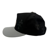 Chrome Hearts Cross Patch CH Baseball Hat Black Grey