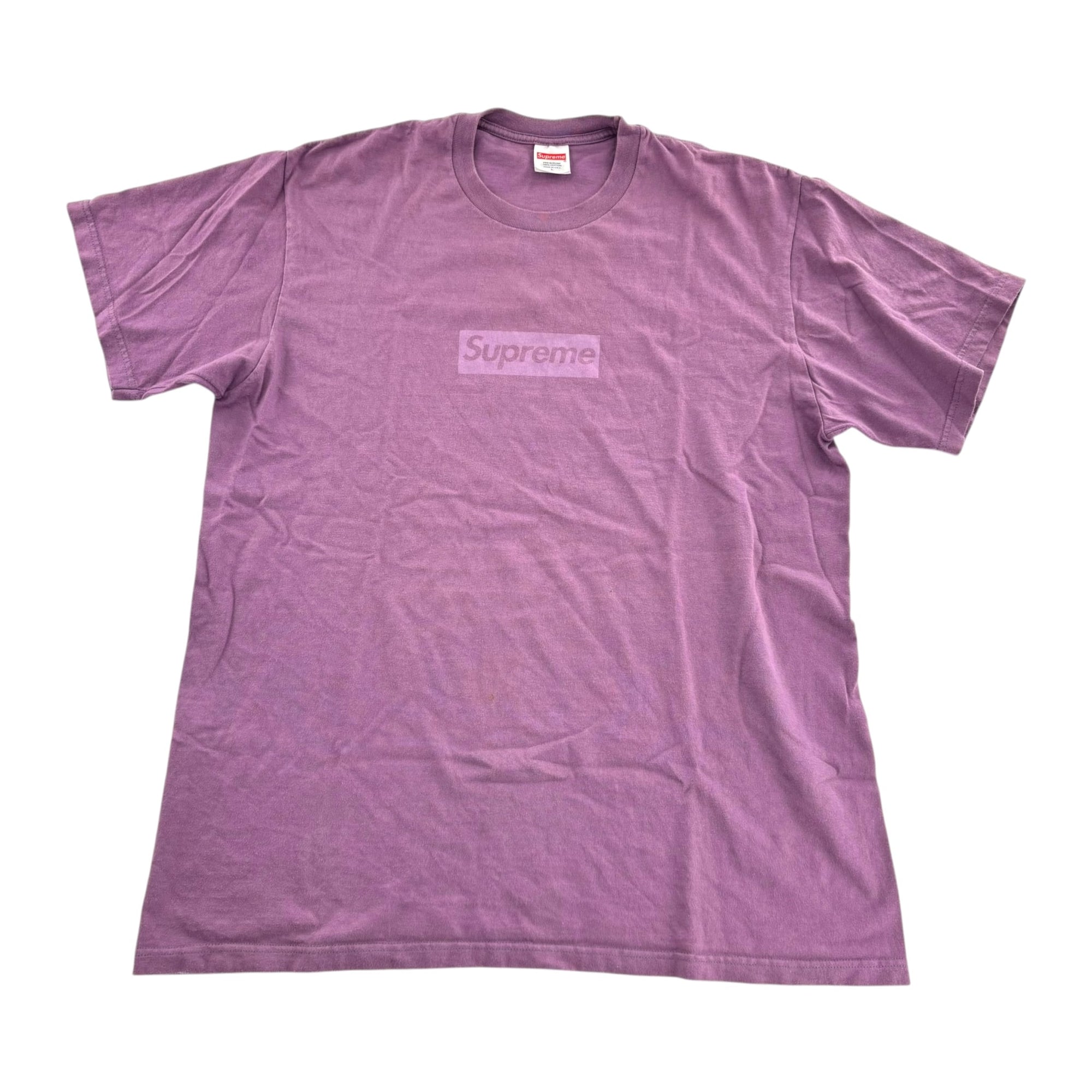Supreme Tonal Box Logo Tee Dusty Purple