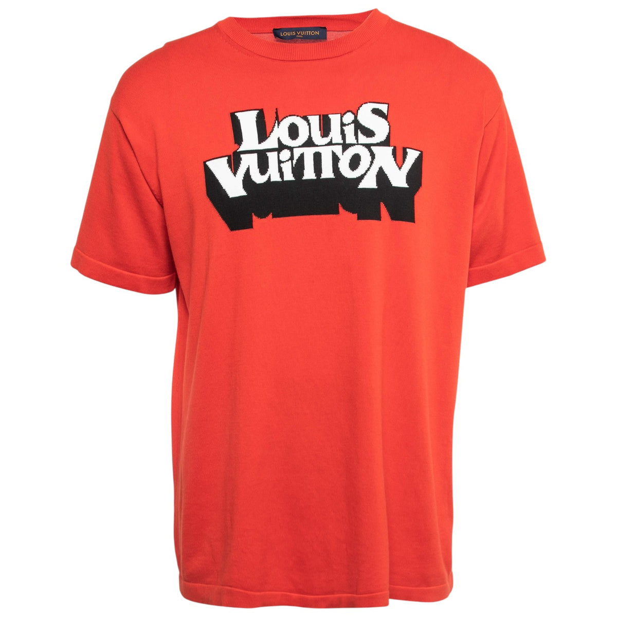 Louis Vuitton Graphic Print Logo Shirt Red White