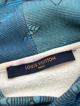 Louis Vuitton Monogram Hoodie Blue