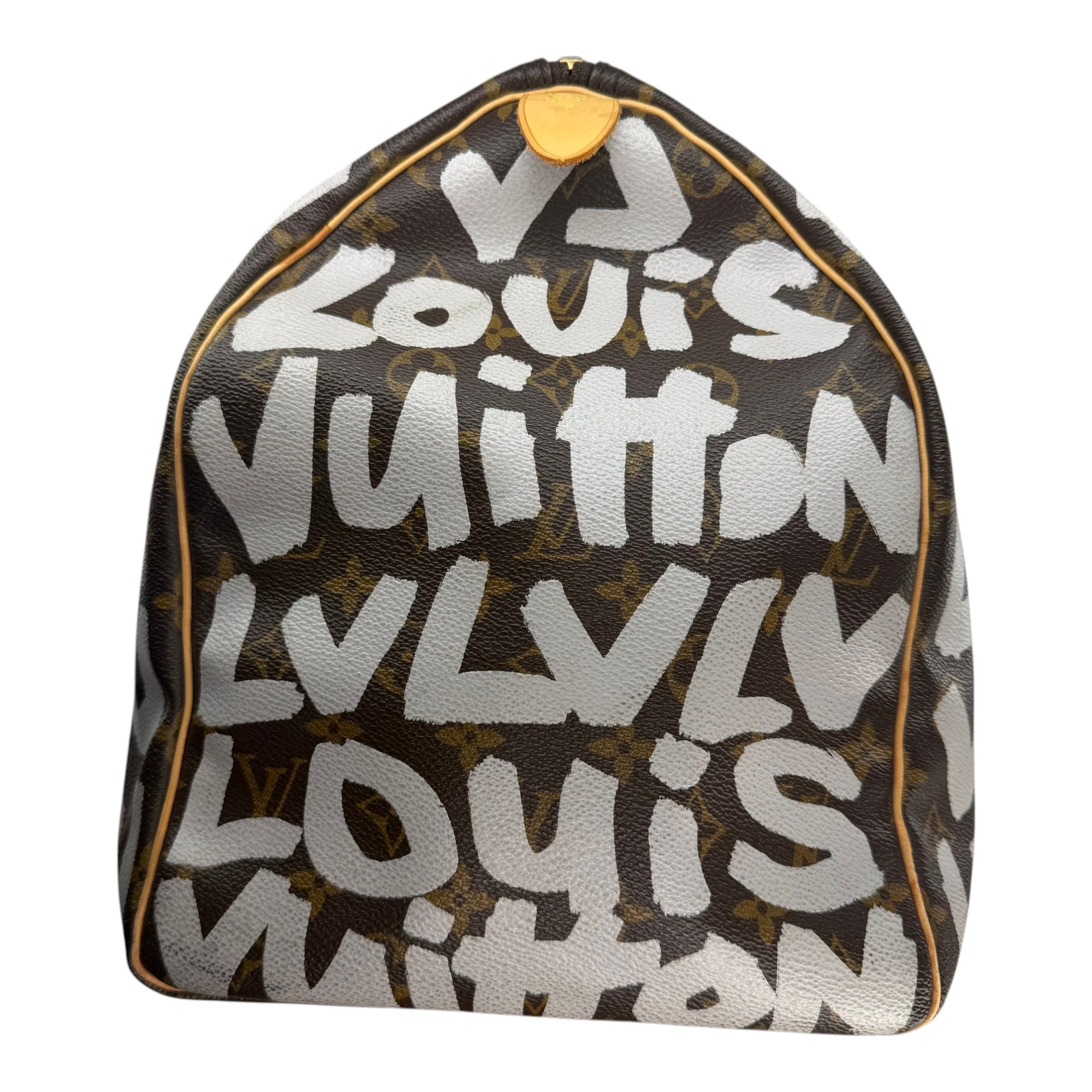 Louis Vuitton Stephen Sprouse Monogram Graffiti Keepall 50 Grey Brown