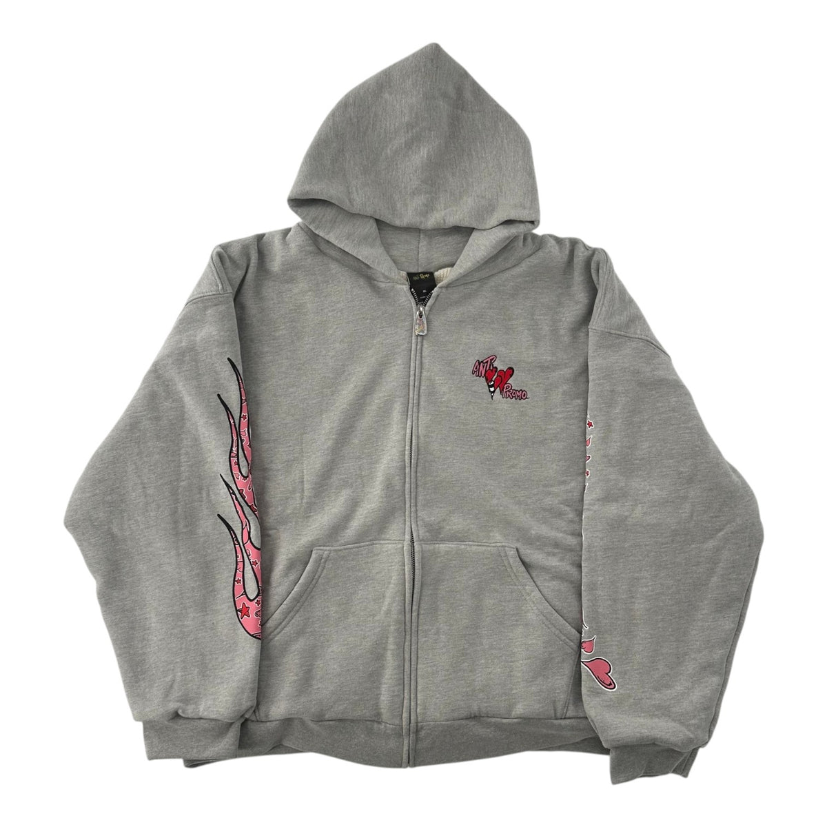 Matty Boy Anti Promo Sadistic Thermal Zip-Up Grey