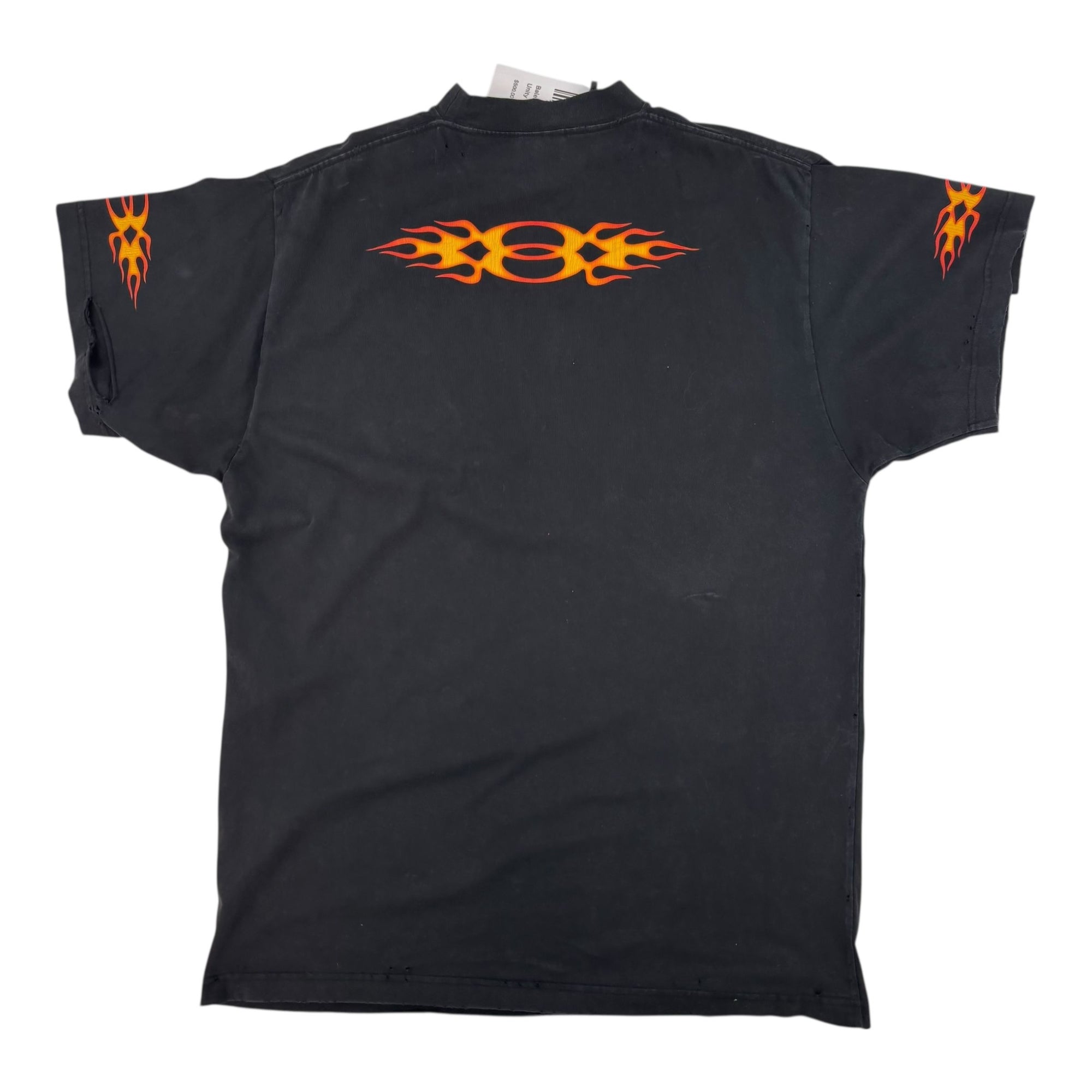 Balenciaga Burning Unity Tee Black