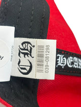Chrome Hearts Love You Fitted Hat Red