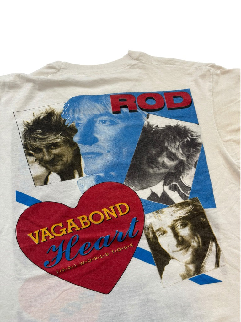 ROD STEWART Vagabond Heart Tee White