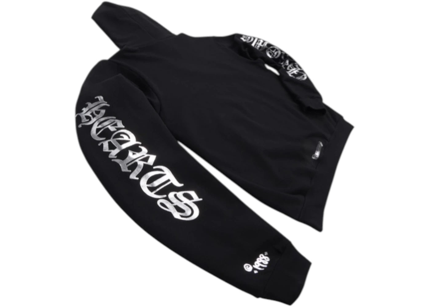 Chrome Hearts Foil Print Hoodie Black