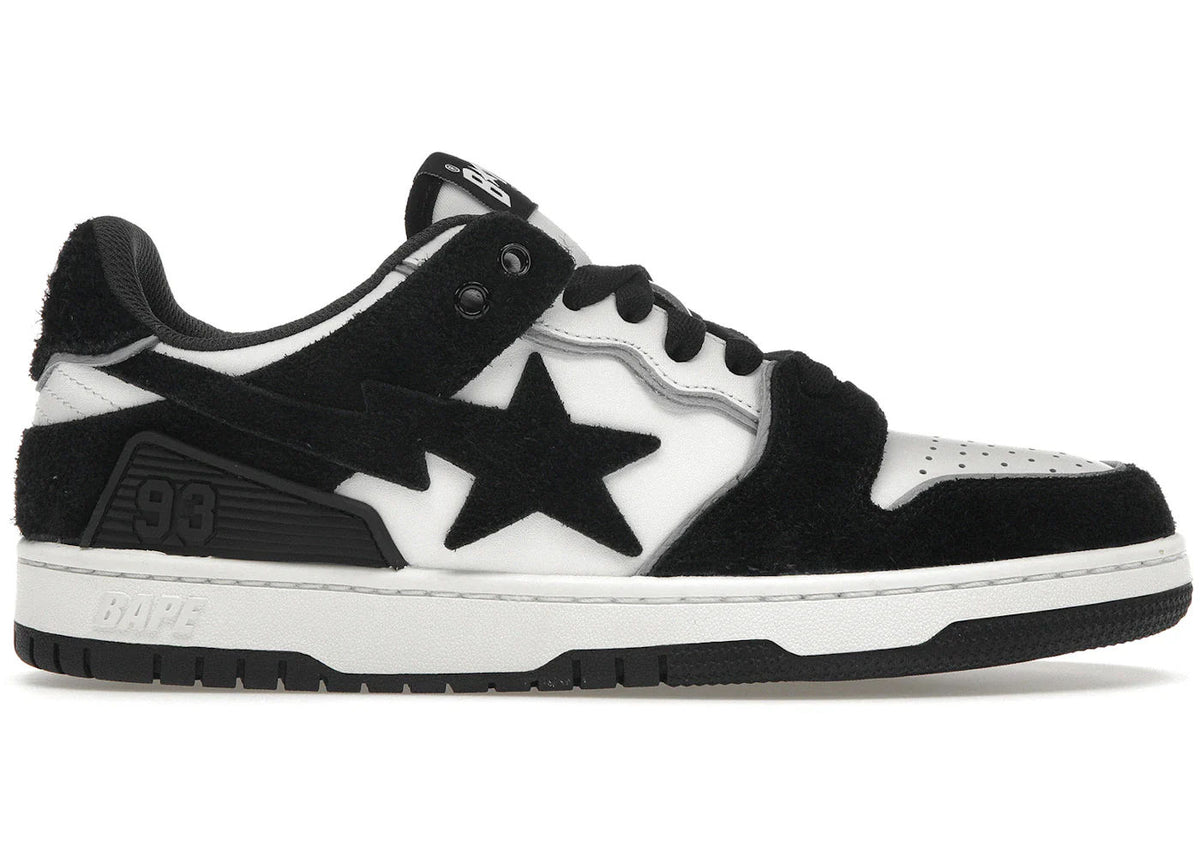 A Bathing Ape Bape SK8 Sta Black Suede Sneaker