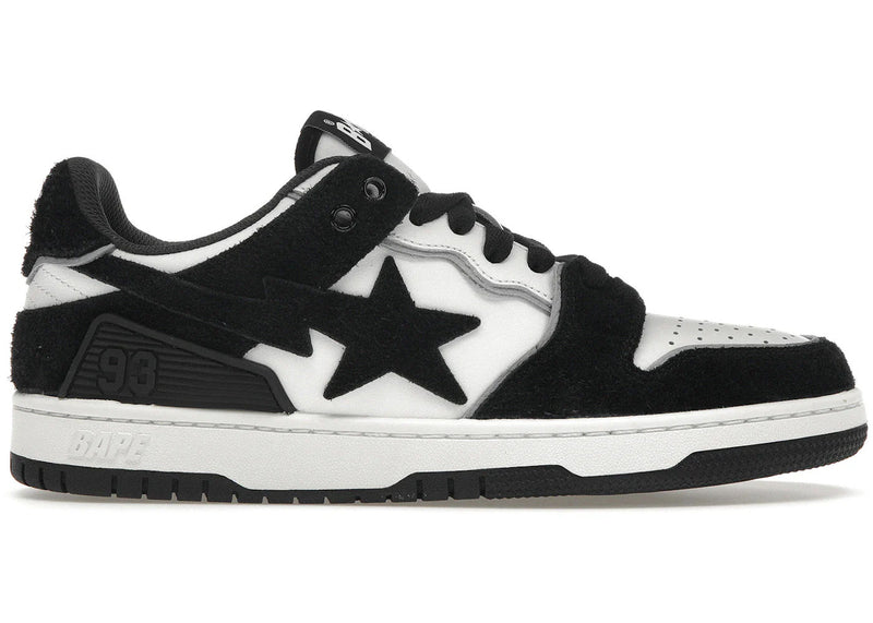 A Bathing Ape Bape SK8 Sta Black Suede Sneaker