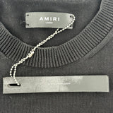 Amiri 22 Mesh Sweater Tee Black