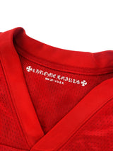 Chrome Hearts Matty Boy Mesh Long Sleeve Jersey Red