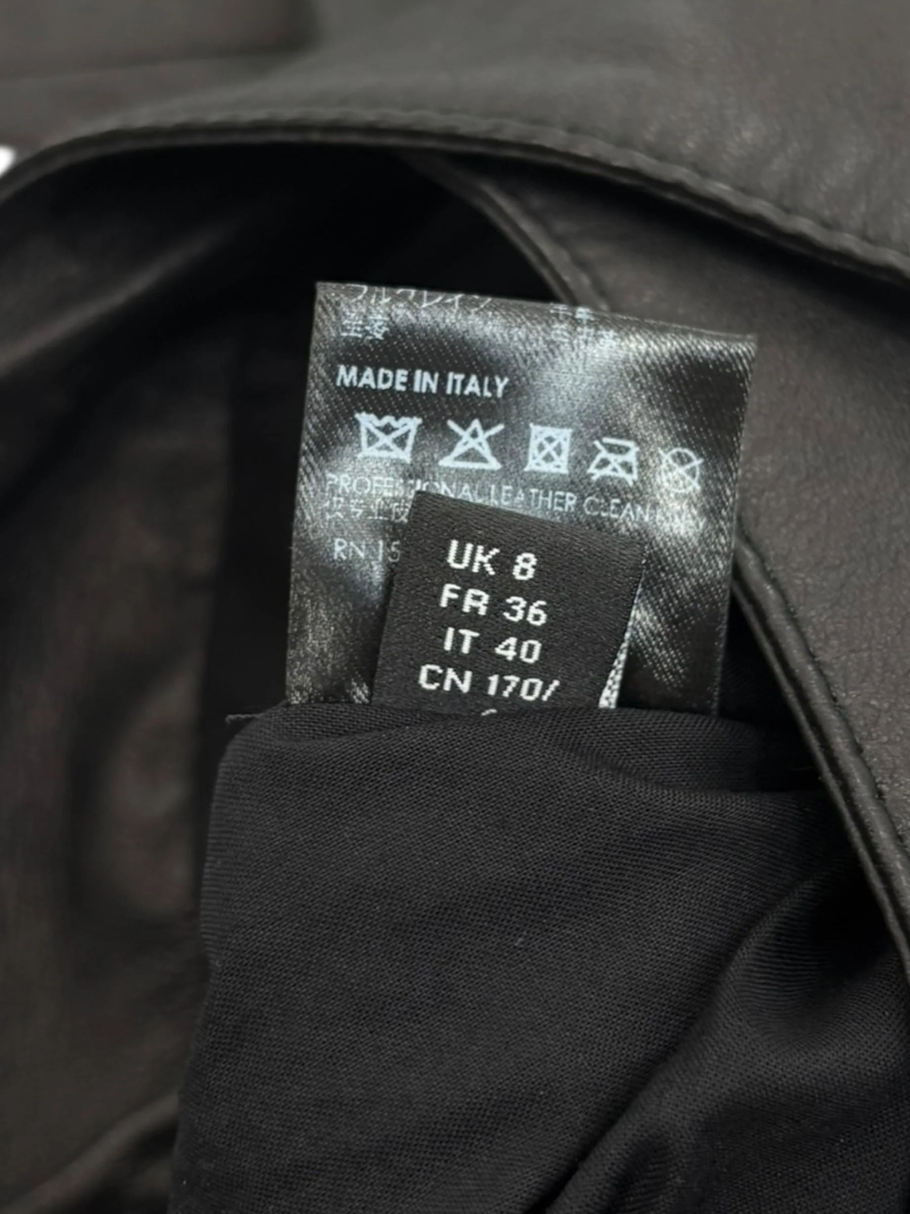 Amiri Leather Flared Pants "Black"