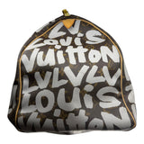 Louis Vuitton Stephen Sprouse Monogram Graffiti Keepall 50 Grey Brown