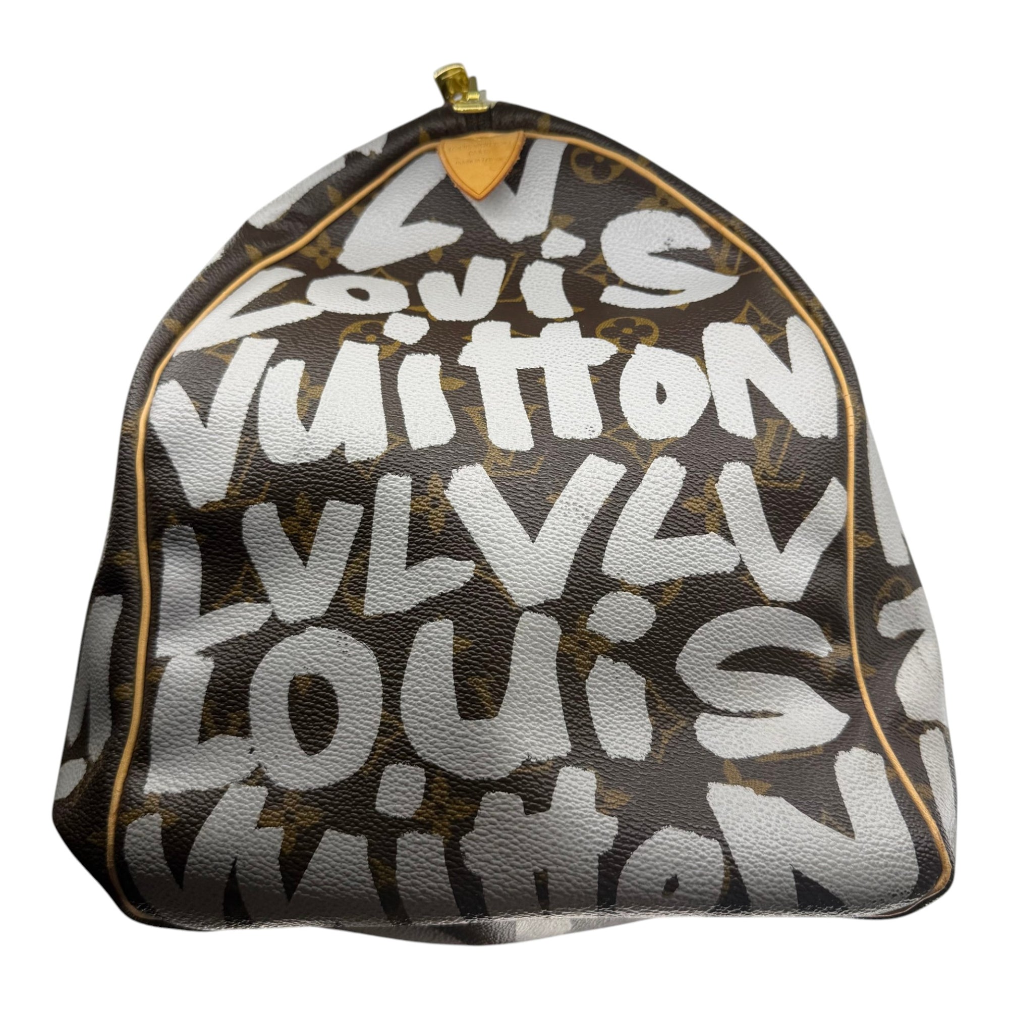 Louis Vuitton Stephen Sprouse Monogram Graffiti Keepall 50 Grey Brown