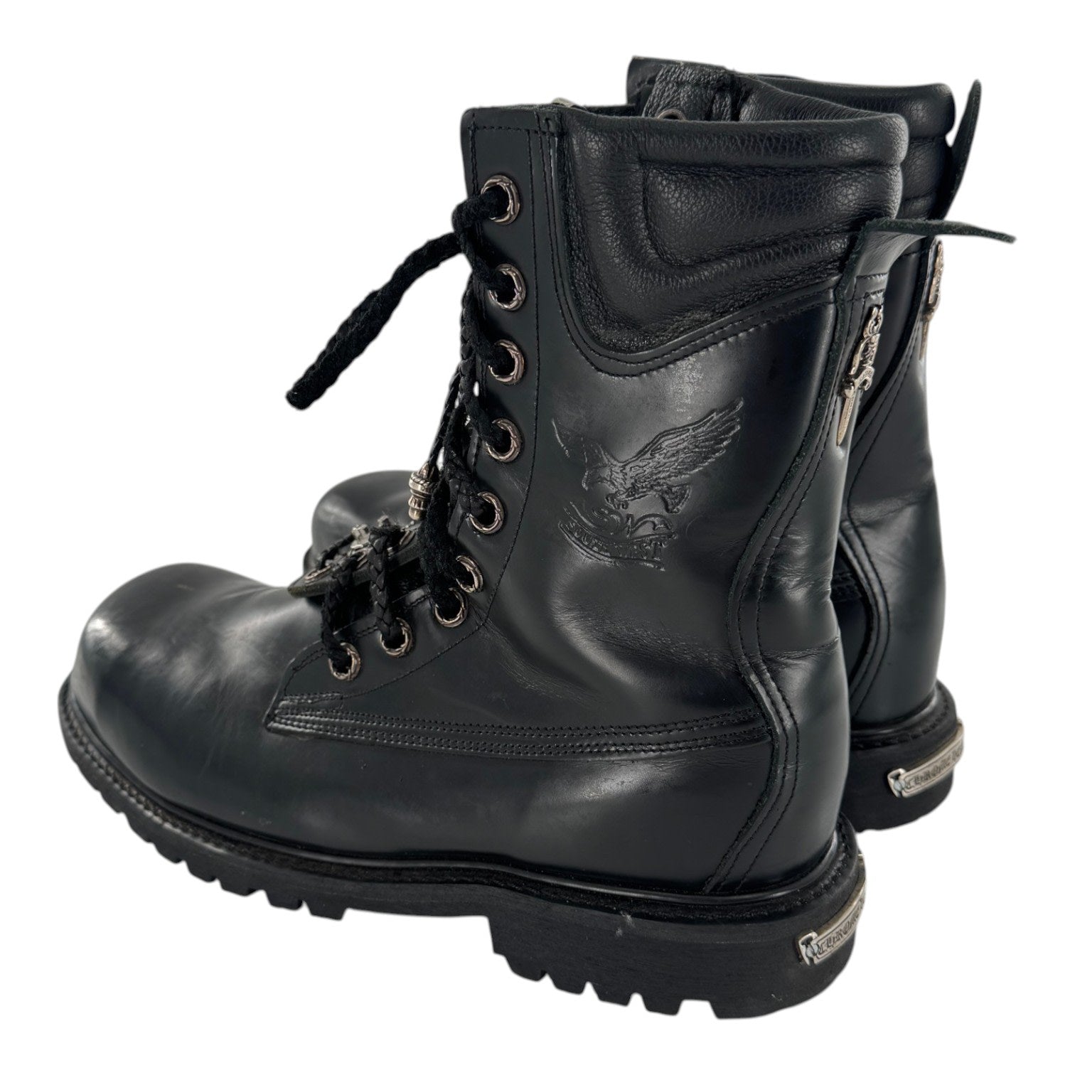 Chrome Hearts Fireman Boot Black
