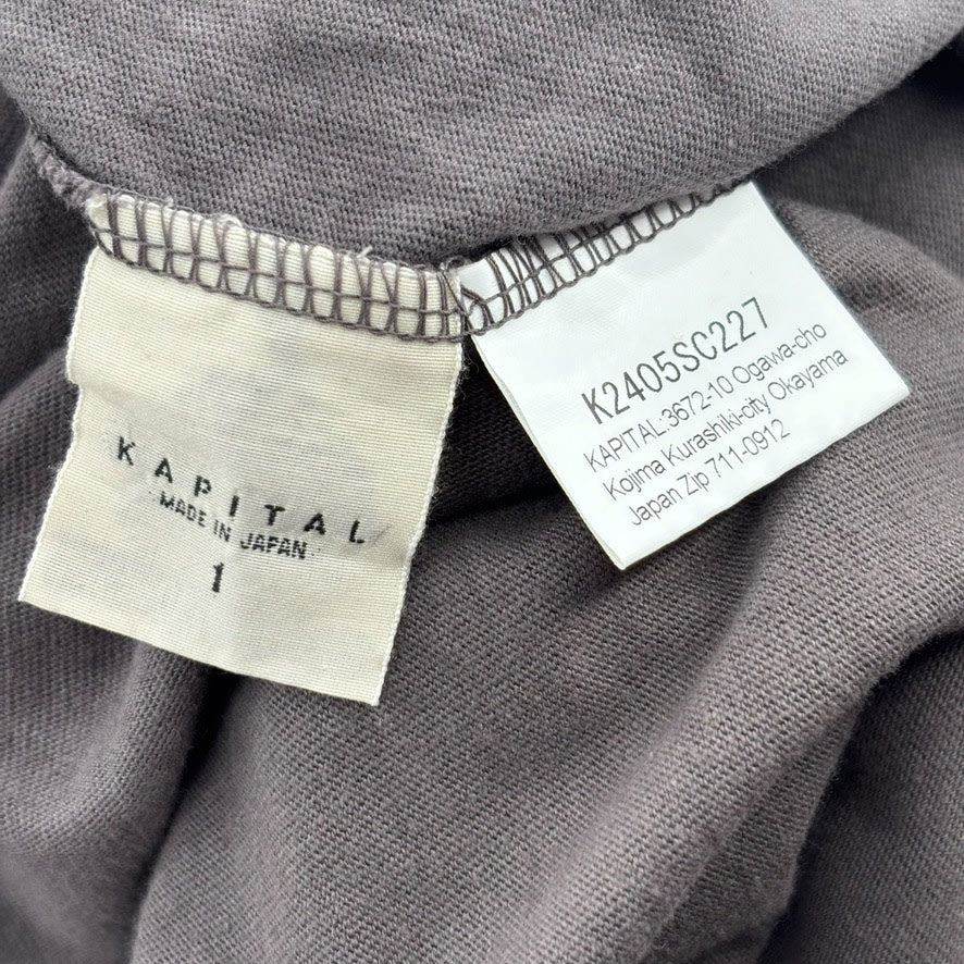 Kapital Kookies Tee Washed Grey