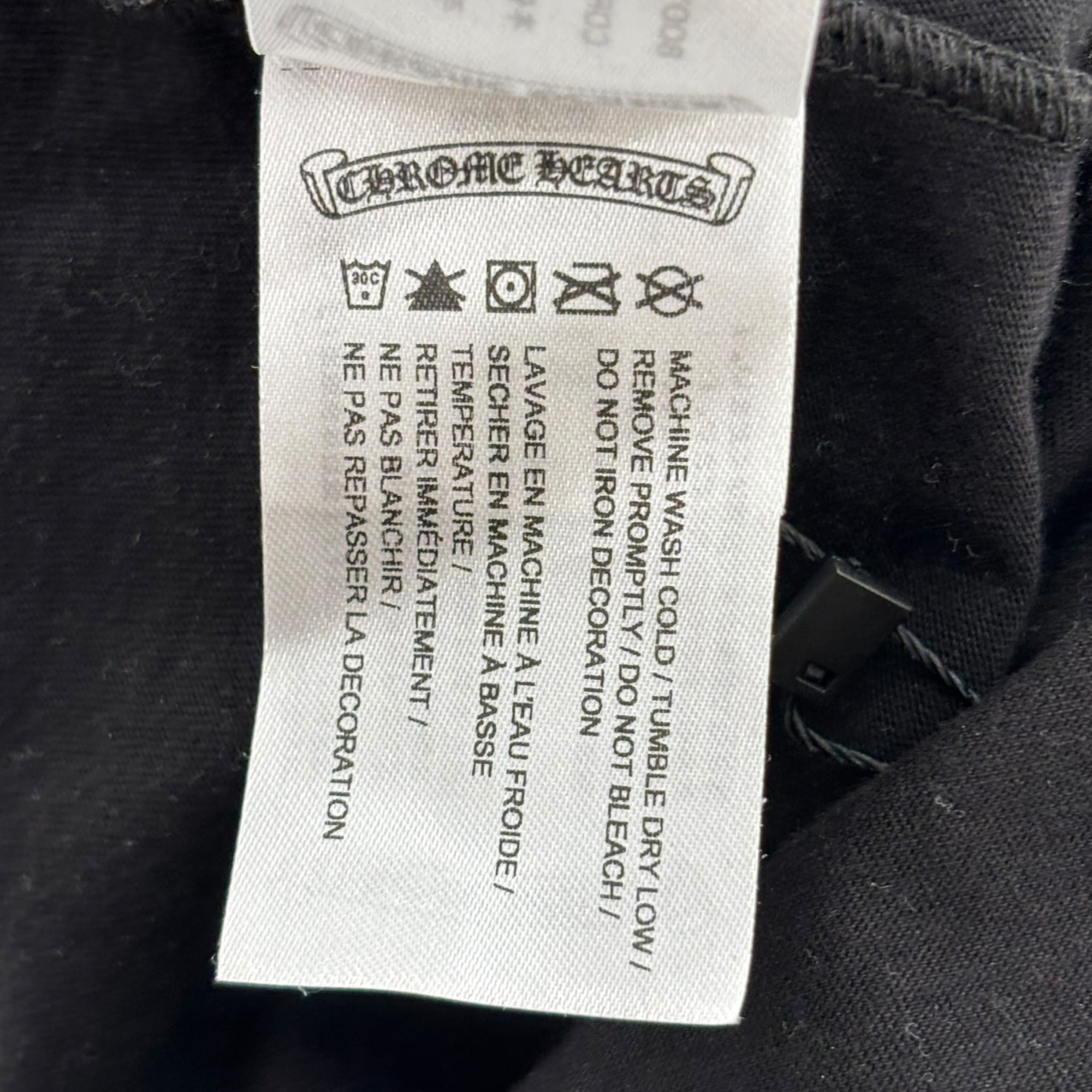Chrome Hearts 1988 Neck Logo Long Sleeve T-shirt Black/Blue
