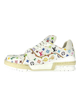 Louis Vuitton LV Trainer Takashi Murakami White