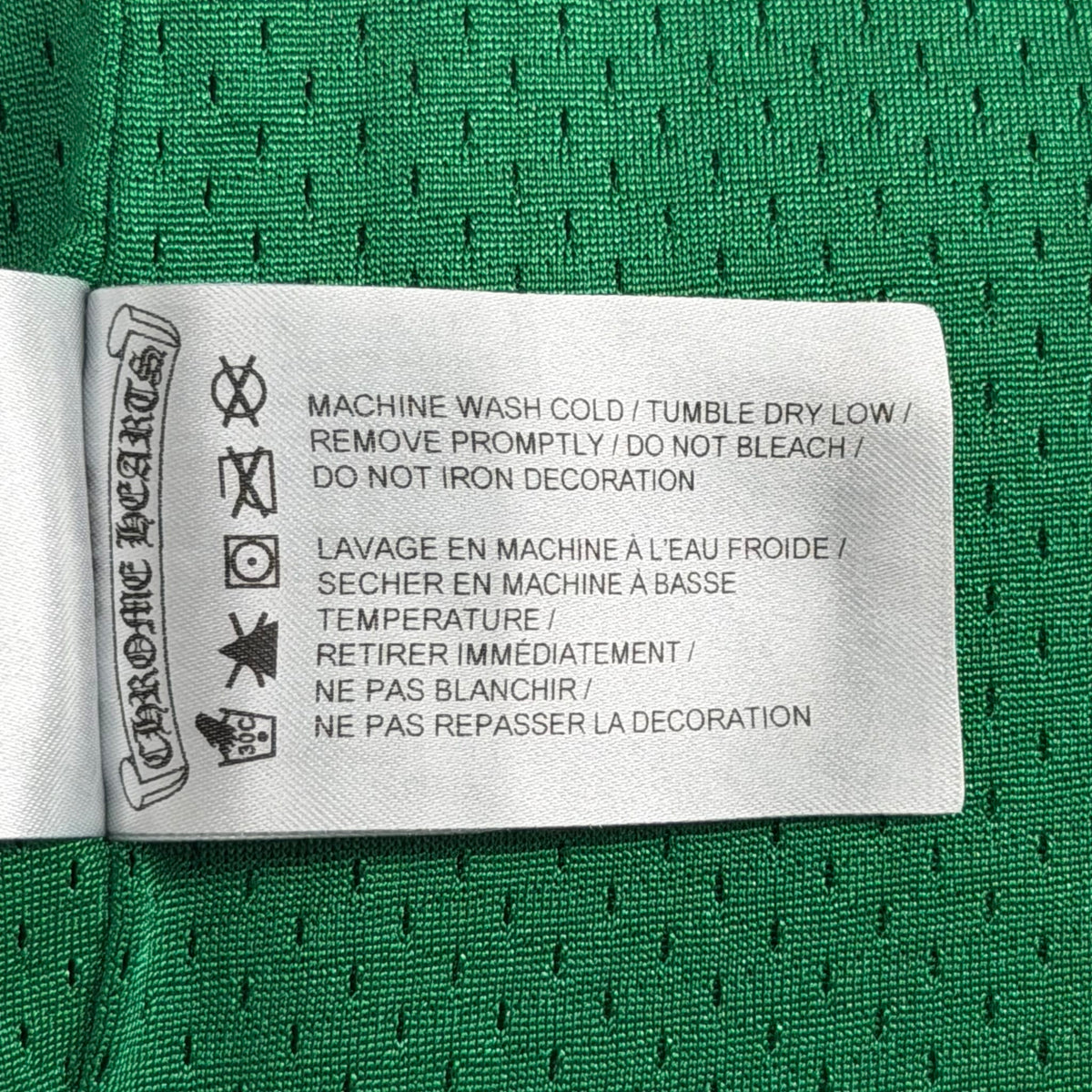 Chrome Hearts Mesh Shorts Green