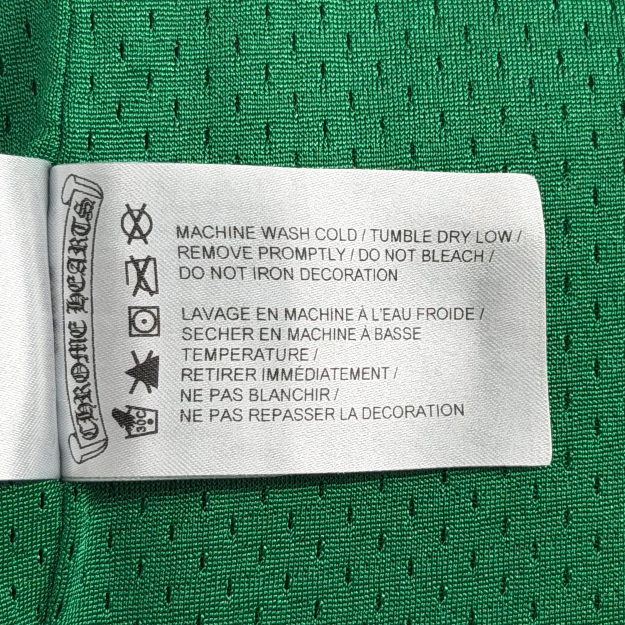 Chrome Hearts Mesh Shorts Green